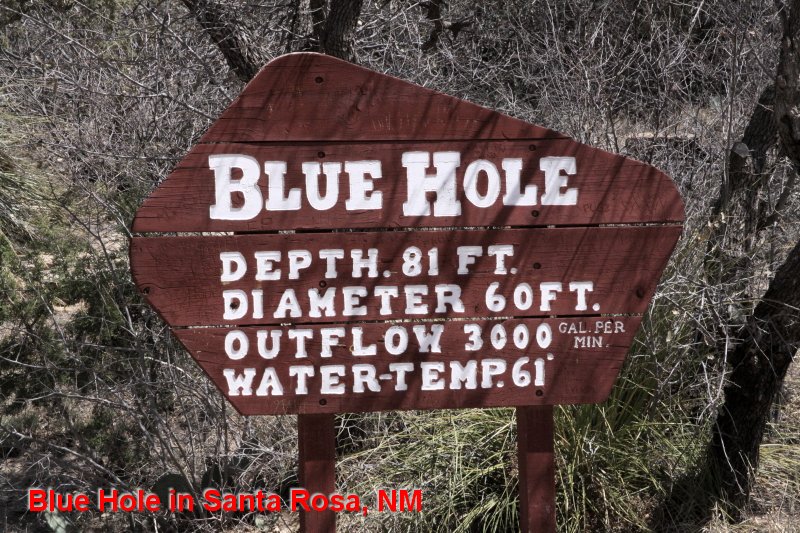 Blue Hole in Santa Rosa, NM